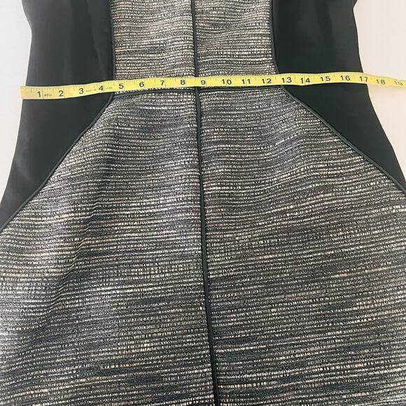 Adrianna Papell Tweed Sleeveless Sheath Dress Size 10 - Picture 6 of 8